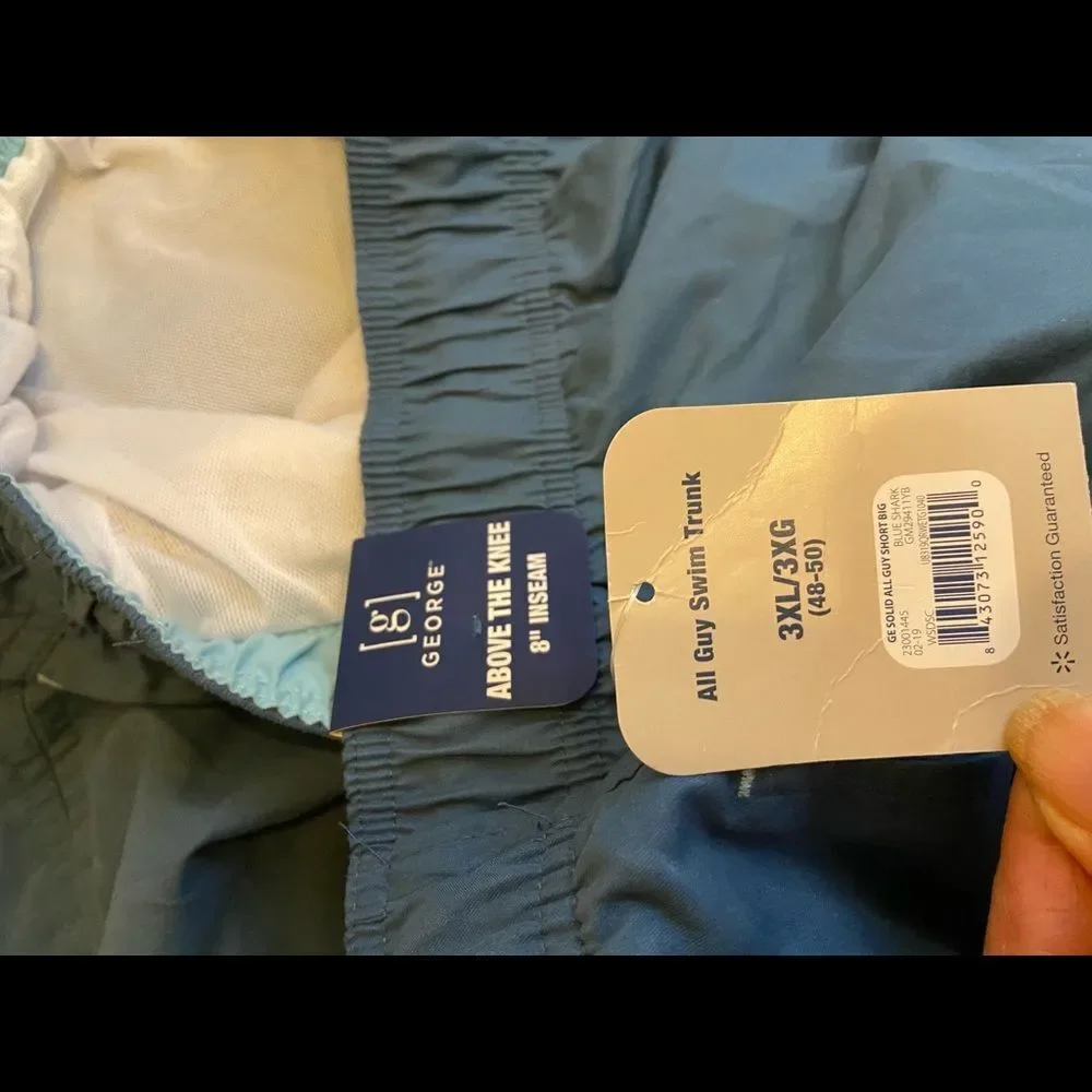 New George swim‎ trunks 3x blue 48-50